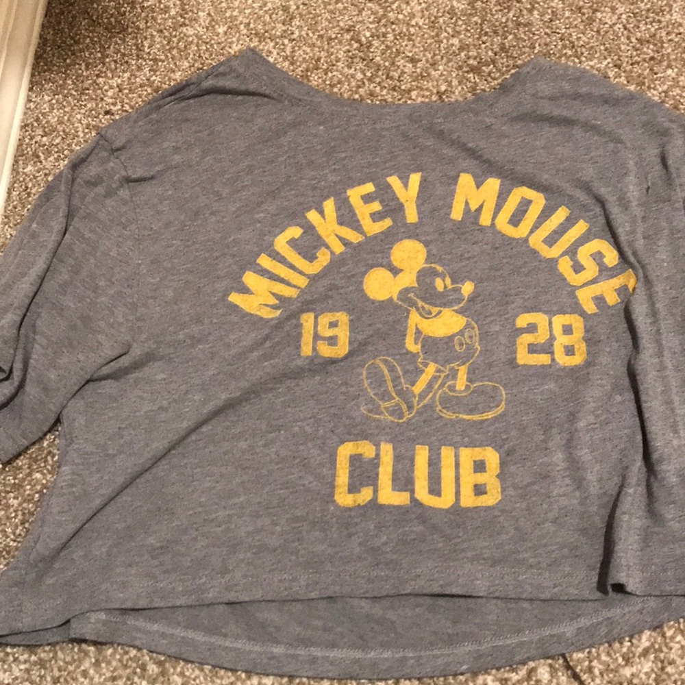 Mickey Mouse cropped top